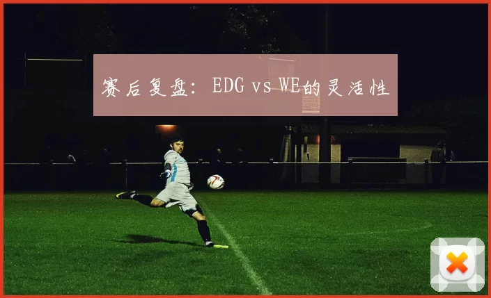 赛后复盘：EDG vs WE的灵活性